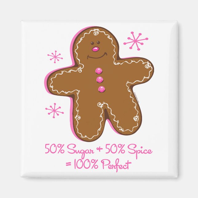 Sugar & Spice Gingerbread Magnet (Front)