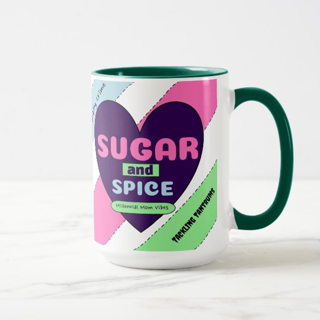 Sugar & Spice: Millennial Mom Power Mug (Right)