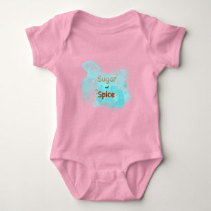 Sugar & Spice sugar cubes paprika chili powder Baby Bodysuit
