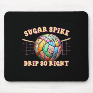 Sugar Spike Drip So Right Volleyball Ice Cream Dri Mouse Pad