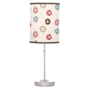 Sugar Sweet Doughnut Pattern Table Lamp