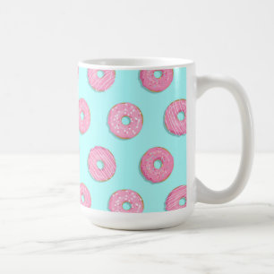 Sugar Sweet Pink Glazed Doughnuts Coffee Mug