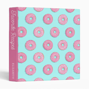 Sugar Sweet Pink Glazed Doughnuts   Favourite Reci Binder