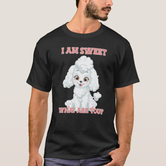 Sugar Sweet Poodle   T-Shirt (Front)