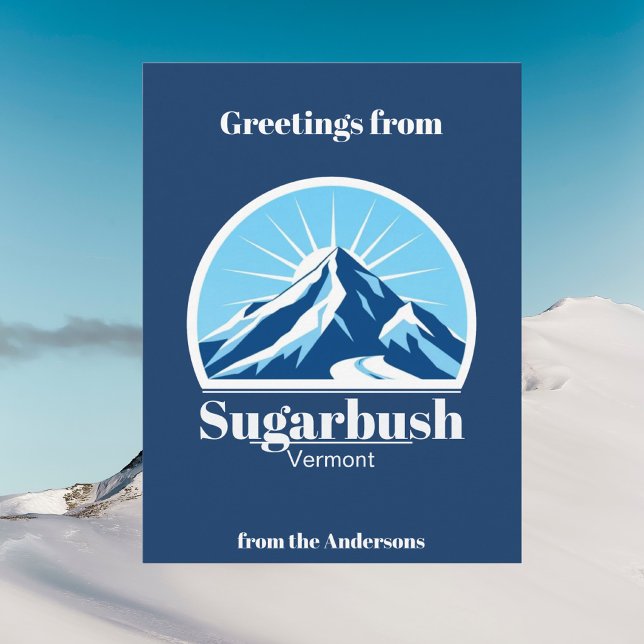 Sugarbush Vermont mountain ski resort Postcard (Creator Uploaded)