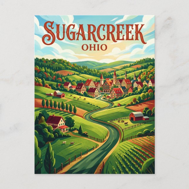 Sugarcreek USA Postcard (Front)
