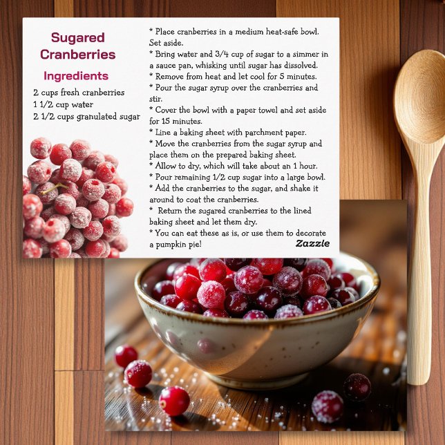 Sugared Cranberries Recipe Card (Creator Uploaded)