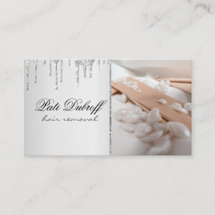 Sugaring Hair Removal Sugaring Beauty Salon Spa Business Card