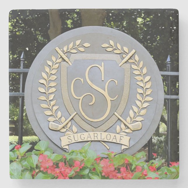 Sugarloaf Country Club, Duluth, Sugarloaf Stone Coaster (Front)
