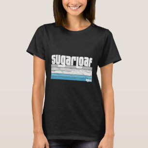 Sugarloaf Maine Me Retro Vacation Skiing Snowboard T-Shirt