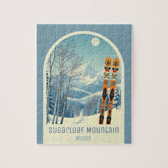 Sugarloaf Mountain Maine Ski Resort game  Jigsaw Puzzle (Vertical)