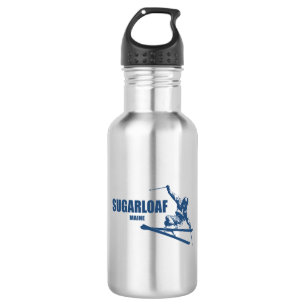Sugarloaf Mountain Maine Skier 532 Ml Water Bottle