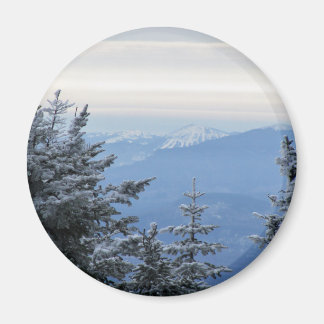 Sugarloaf Mountain on the Horizon in Maine Magnet