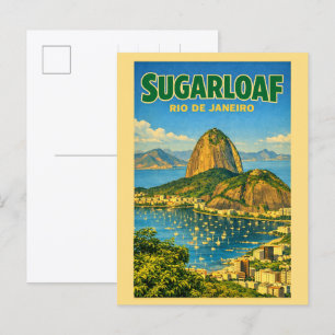 Sugarloaf Mountain Rio de Janeiro Brazil gifts Postcard