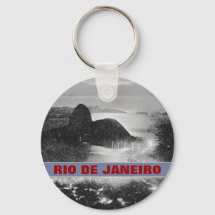 SugarLoaf rock mountain ~ Rio . Brasil Keychain