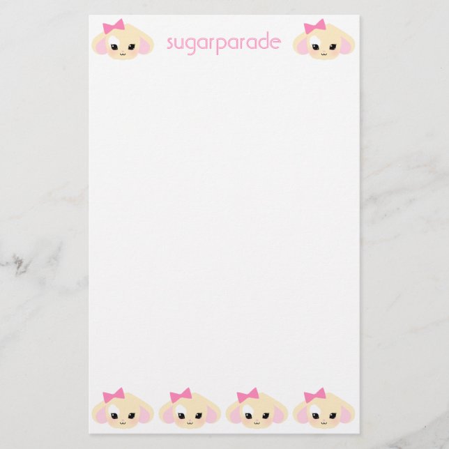 sugarparade Usagi-chan Stationary Paper (Front)