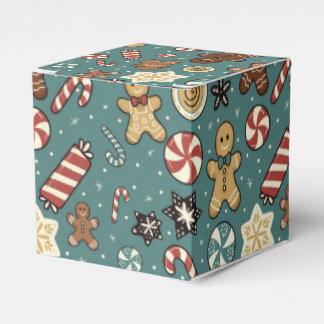 Sugarplum Swirls Favor Box