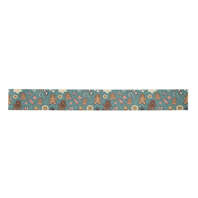 Sugarplum Swirls Satin Ribbon (Front)