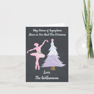 Sugarplums Dance Christmas Card