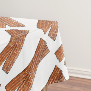 Sugary Churro Fried Dough Pastries Churros Print Tablecloth