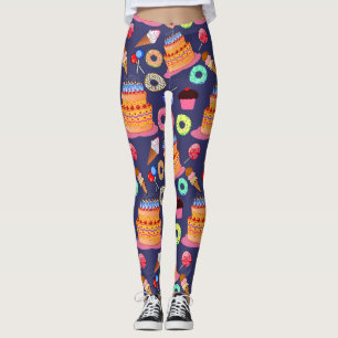 Sugary Delights  Pattern Leggings