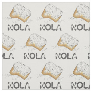 Sugary New Orleans Beignet Pastry Louisiana NOLA Fabric