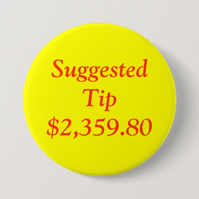 SuggestedTip $2,359.80 3 Inch Round Button (Front)