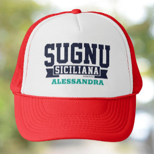 Sugnu Siciliana Personalized Trucker Hat