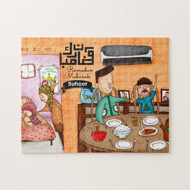 Suhoor du puzzle Ramadan (Horizontal)
