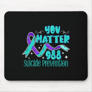 Suicide Awareness - 988 Shirt - Suicide Prevention Mouse Pad