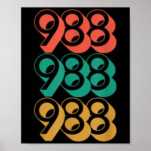 Suicide Awareness - 988 Shirt - Suicide Prevention Poster