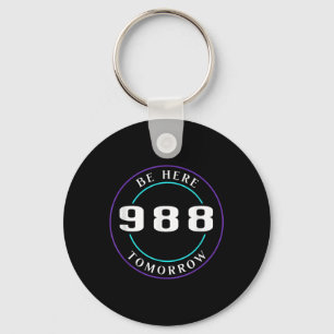 Suicide Awareness 988 - Suicide Prevention  Keychain