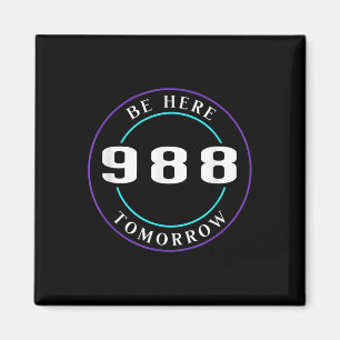Suicide Awareness 988 - Suicide Prevention  Magnet
