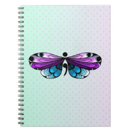 Suicide Awareness Butterfly Semicolon Notebook