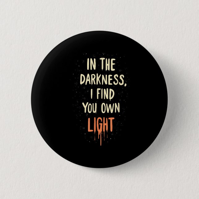 Suicide Awareness Depression Anxiety Mental Health 2 Inch Round Button (Front)