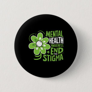 Suicide Awareness Depression Anxiety Mental Health 2 Inch Round Button