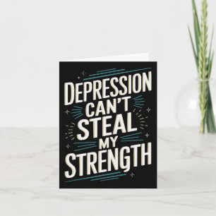 Suicide Awareness Depression Anxiety Mental Health Card