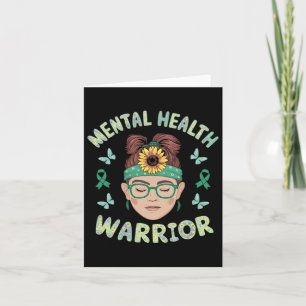 Suicide Awareness Depression Anxiety Mental Health Card