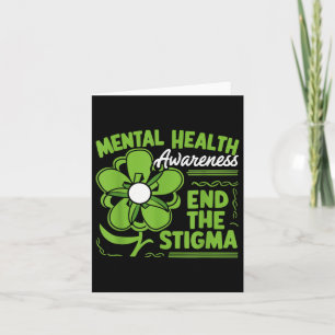 Suicide Awareness Depression Anxiety Mental Health Card