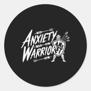 Suicide Awareness Depression Anxiety Mental Health Classic Round Sticker
