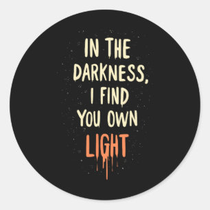 Suicide Awareness Depression Anxiety Mental Health Classic Round Sticker
