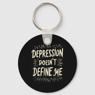 Suicide Awareness Depression Anxiety Mental Health Keychain