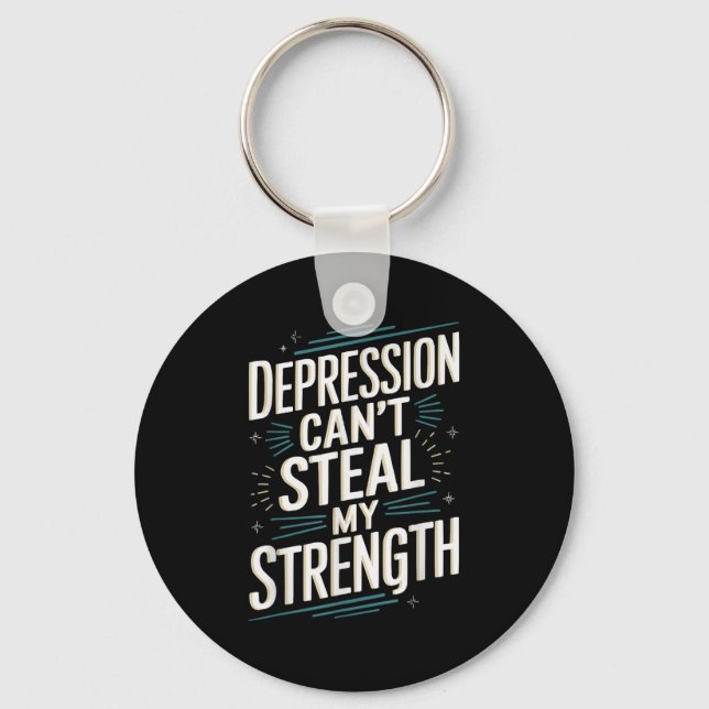 Suicide Awareness Depression Anxiety Mental Health Keychain (Front)
