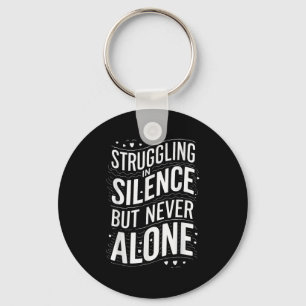 Suicide Awareness Depression Anxiety Mental Health Keychain