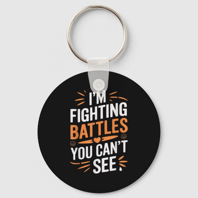 Suicide Awareness Depression Anxiety Mental Health Keychain (Front)