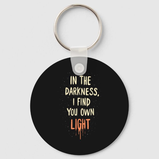 Suicide Awareness Depression Anxiety Mental Health Keychain (Front)