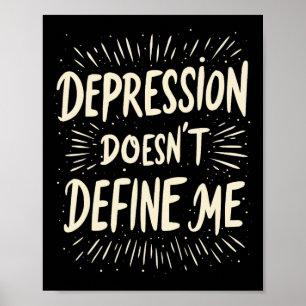 Suicide Awareness Depression Anxiety Mental Health Poster