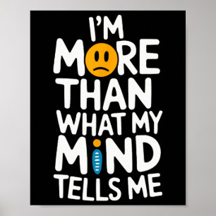 Suicide Awareness Depression Anxiety Mental Health Poster