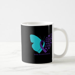 Suicide Awareness Husnd Women Butterfly Prevention Coffee Mug