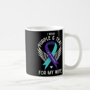 Suicide Awareness I Wear Teal And Purple For My Coffee Mug